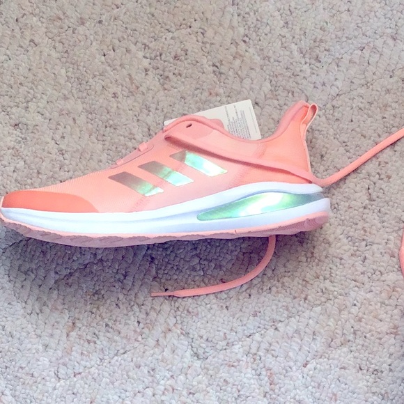 🌟 Last chance sale! 💜 Adidas Cloudfoam peach colored sneakers! Size 7🍑 - Picture 5 of 9